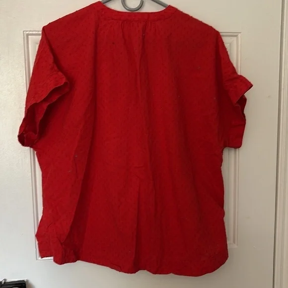 Point Sur Red Blouse - Picture 2 of 4
